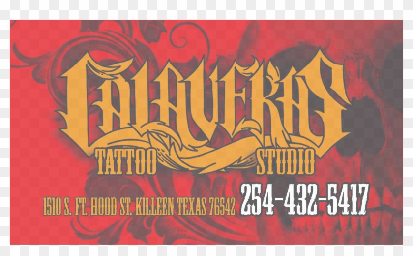 Calaveras Tattoo Studio - Poster Clipart #5372501