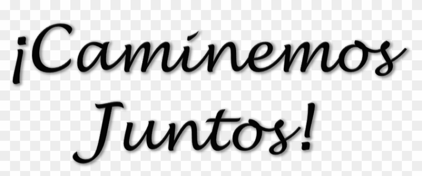 Caminemos Juntos - Calligraphy Clipart