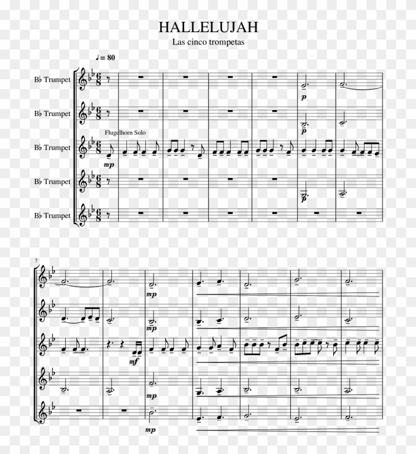 4852757 Hallelujah Las Cinco Trompetas - Music Clipart