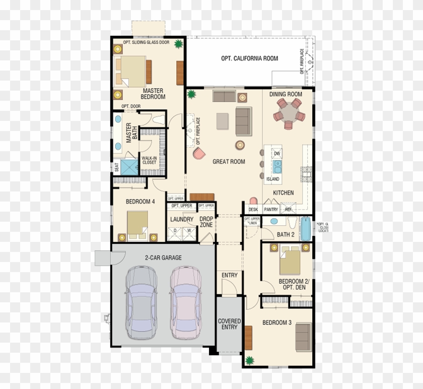 Outdoor Patio - Floor Plan Clipart