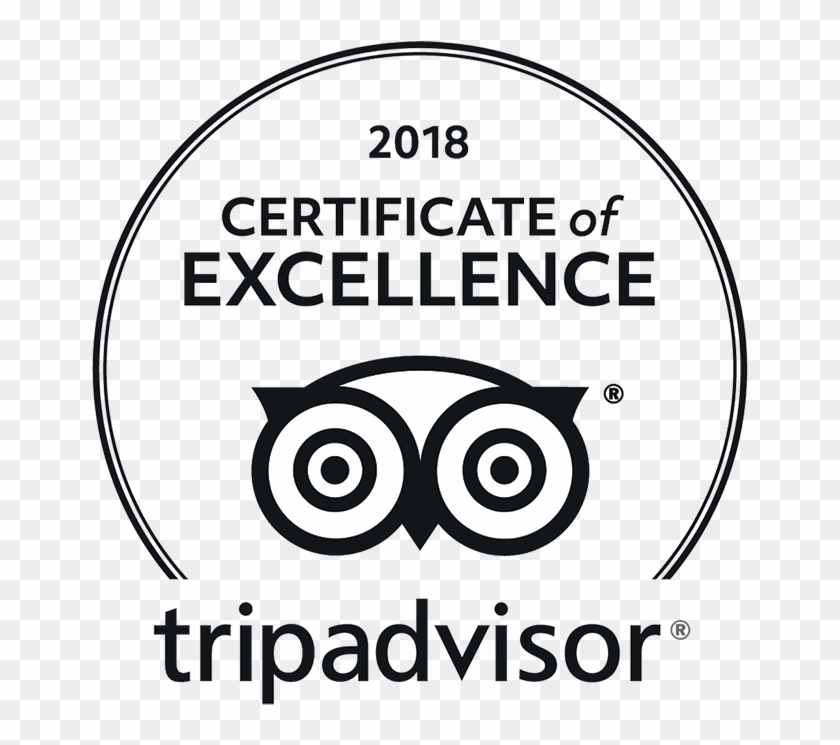 Away And Alone - Tripadvisor Certificate Of Excellence 2018 Transparent Clipart