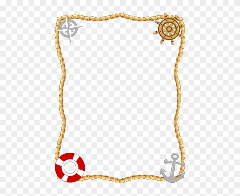 #nautical #frame - Nautical Border Clipart - Png Download