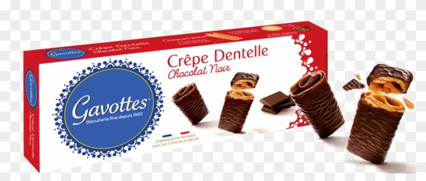 Crêpe Dentelle Dark Chocolate - Gavotte Clipart