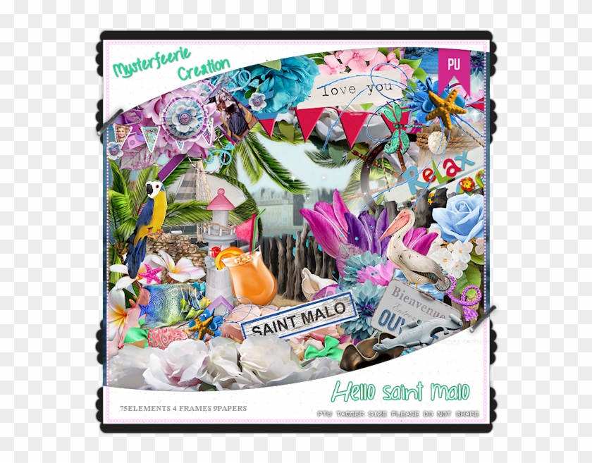 Hello Saint Malo - Graphic Design Clipart