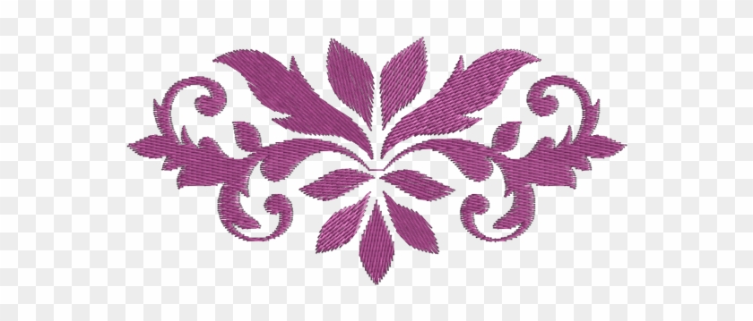 Ornamento Folhagem Arabesco - Arabesco Bordados Clipart