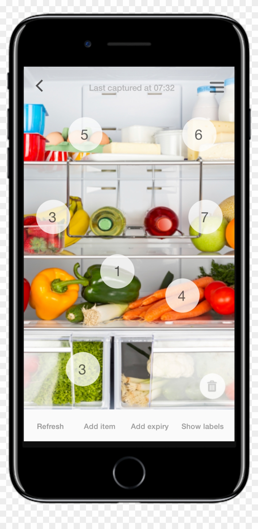 Fridgecam - 冷蔵庫 スマホ 連携 Clipart #5373545