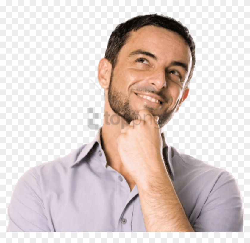 Free Png Man Looking Up Png Image With Transparent - Doubting Man Clipart #5373888