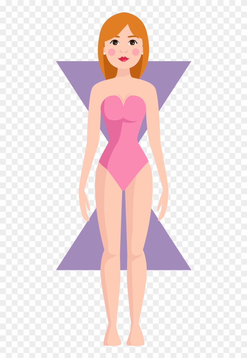 Reloj De Arena Stilizia - Different Body Shapes Clipart