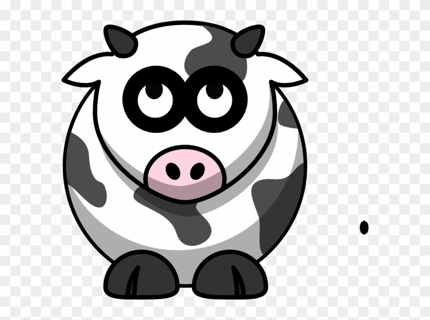 Clipart Cartoon Cow - Png Download