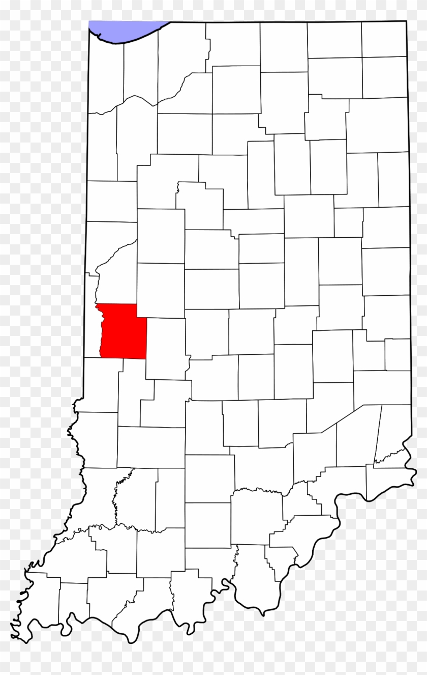 Brown County Indiana Map Clipart