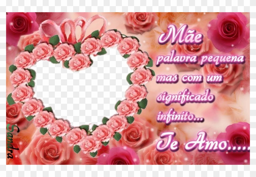 Molduras De Dia Das Mães Para Fotos - Flower Wedding Wallpaper Background Clipart