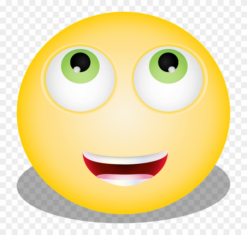 Graphic Smiley Emoticon Emoji Look Up Arrow - Looking Up Emoji Clipart