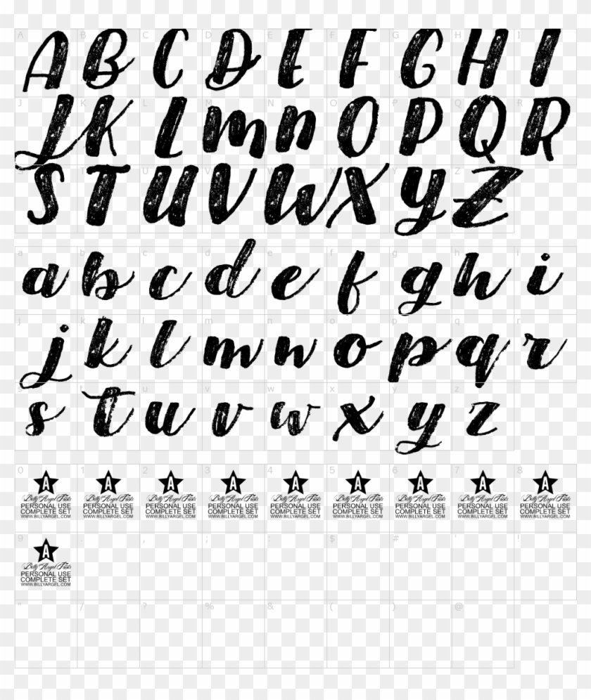 Black Pearl Font - Calligraphy Clipart