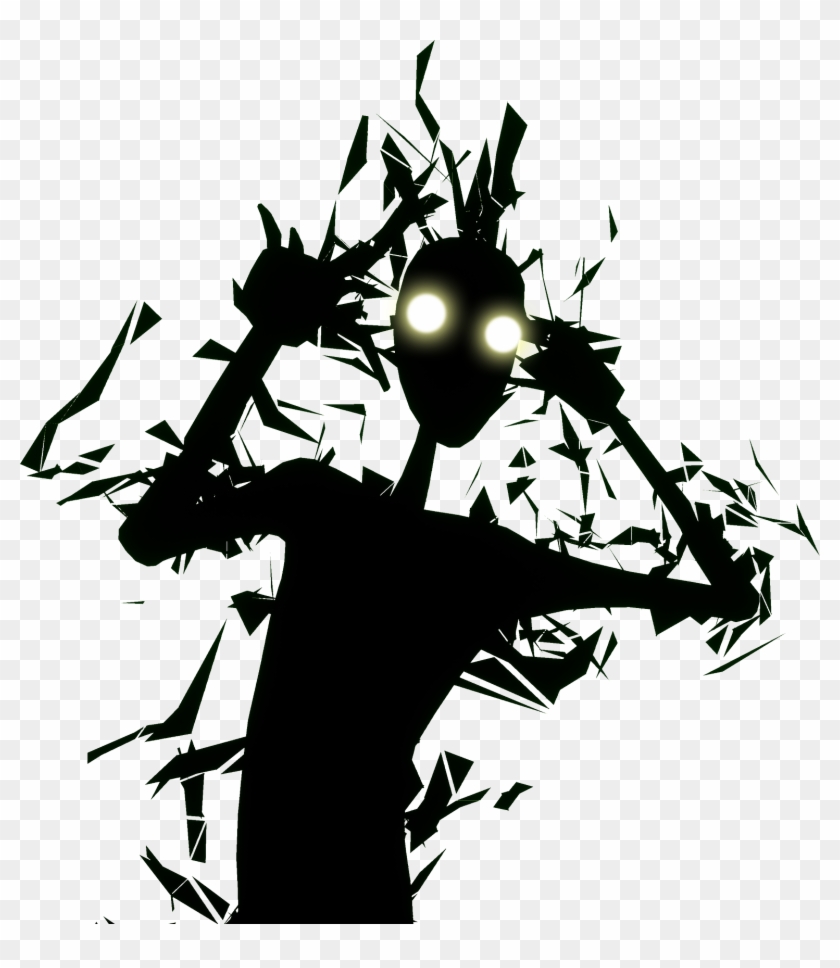 Transparent Shadows Mans - Shadow Man From Hello Neighbor Clipart