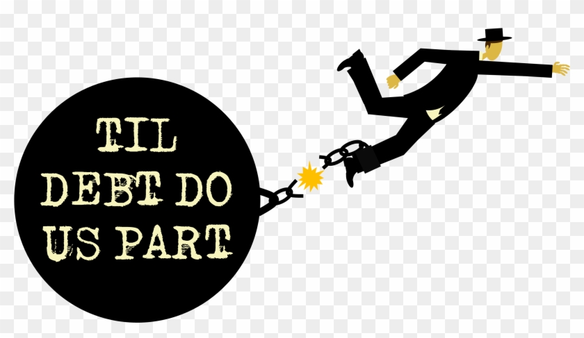 Til Debt Do Us Part Banner Image - Illustration Clipart #5375314