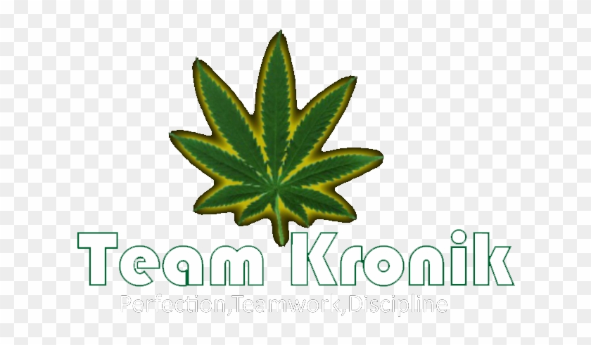 Team Kronik Is A Community That Covers Many Differnent - Marijuana Leaf Clipart #5375401
