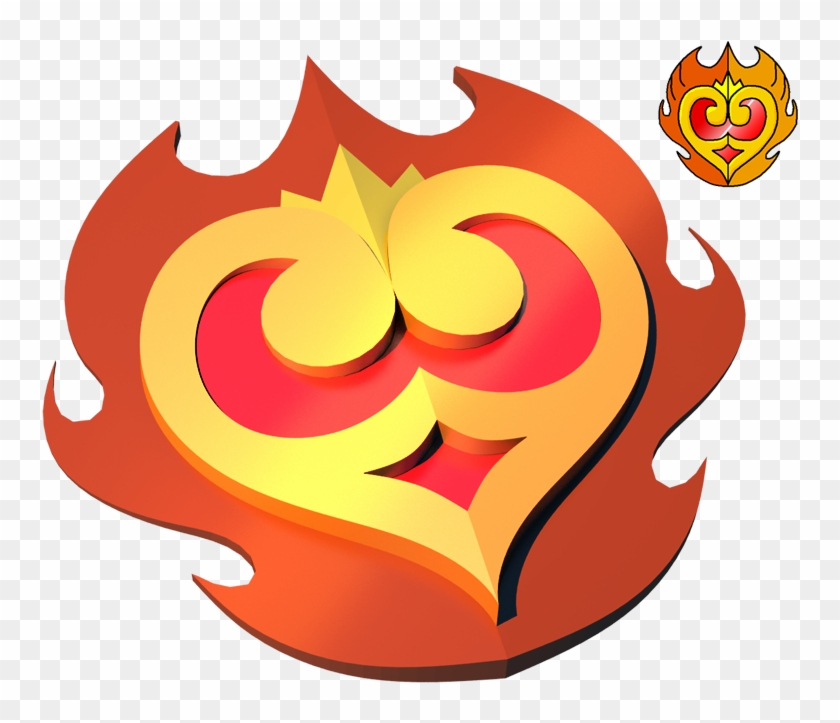 Medalla Llama Del Corazon By Portadorx On - Emblem Clipart