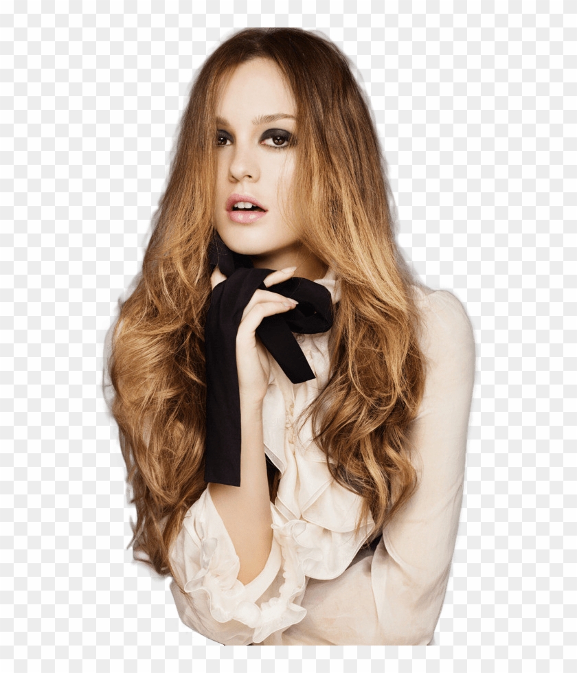 At The Movies Leighton Meester Ombre Hair Hd Png Download