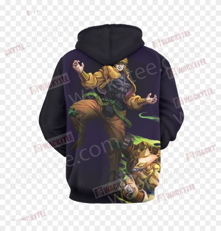 Jojo's Bizarre Adventure Dio Brando And The World 3d - Sweatshirt Clipart #5377089