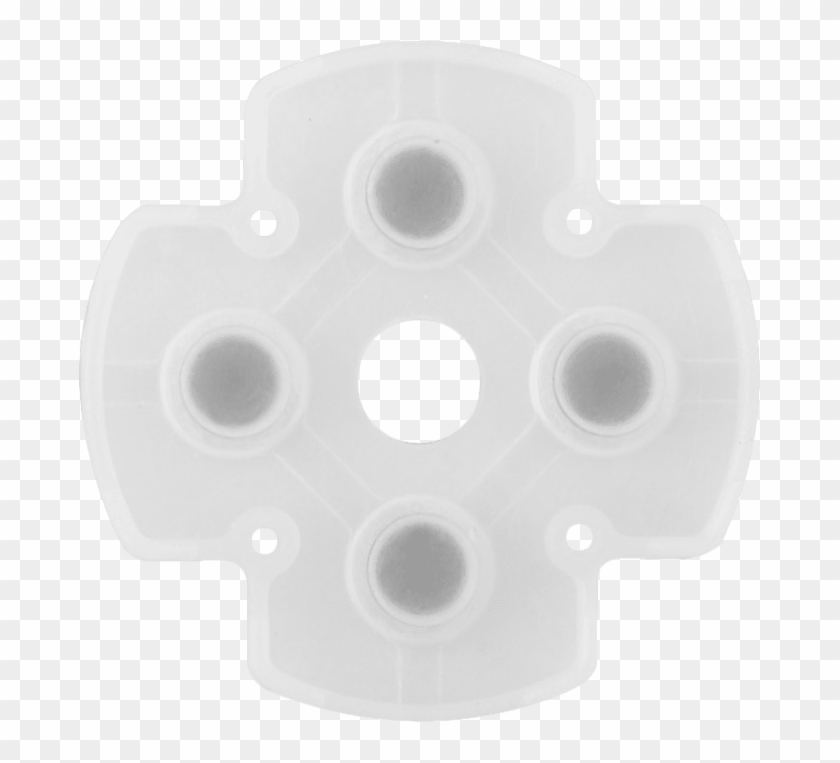 Ps4 Controller Dpad Rubber Conductive Pad Ps4 - Circle Clipart #5377467