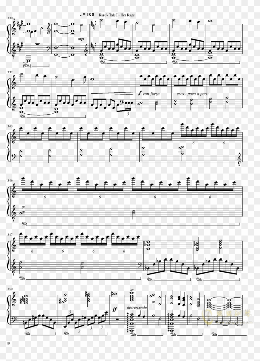 Ori And The Blind Forest钢琴谱第10页 - Sheet Music Clipart