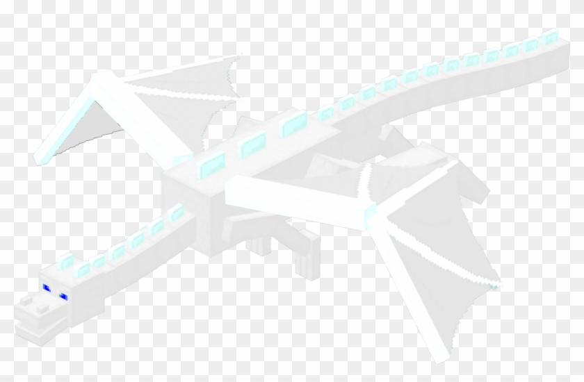 - Minecraft White Ender Dragon , Png Download - White Ender Dragon Clipart