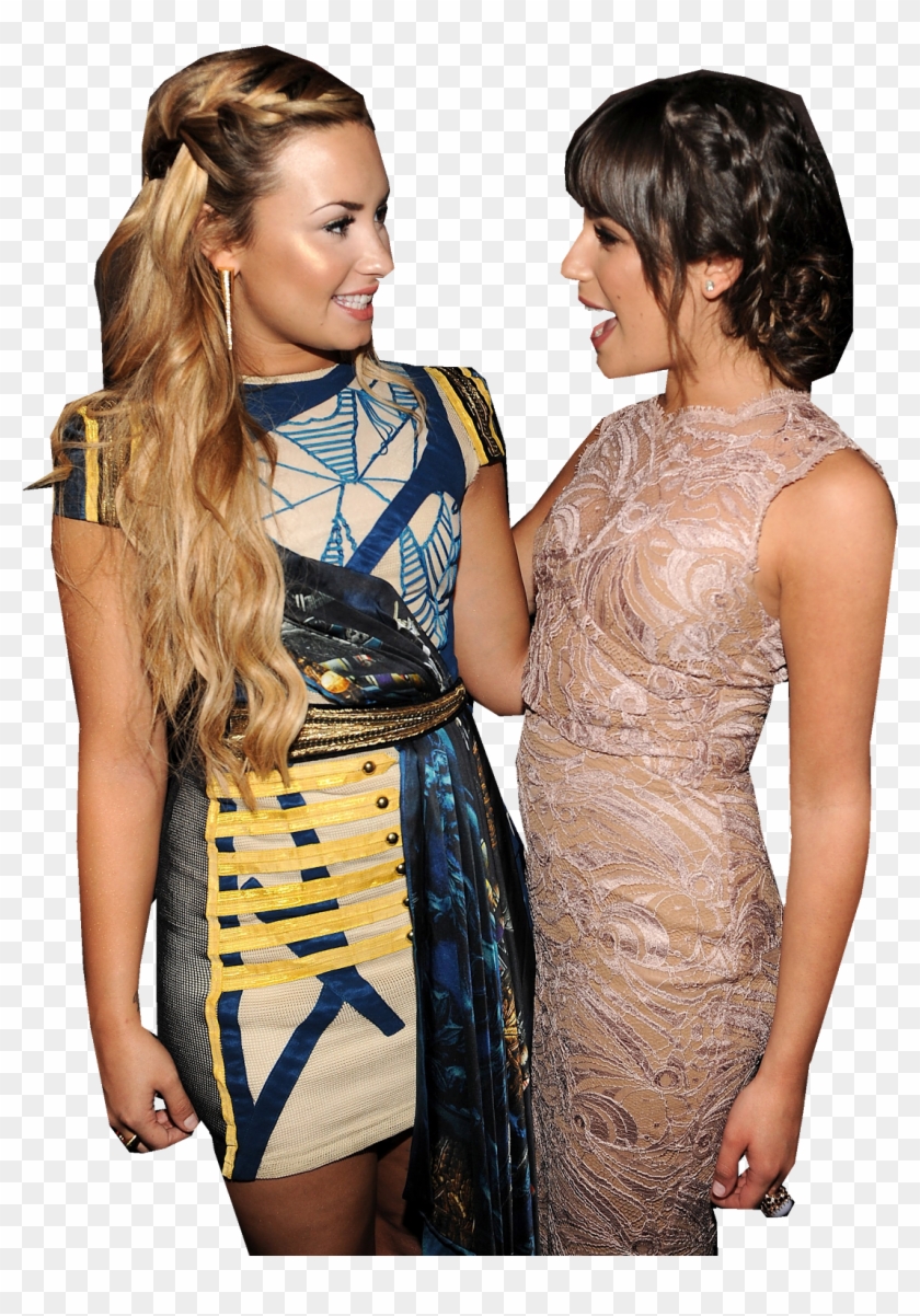 Demi Lovato & Lea Michele Png - Demi Lovato 2012 Party Clipart #5378056