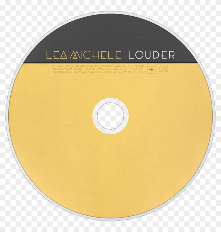 Lea Michele Louder Cd Disc Image - Lea Michele Louder Cd Clipart #5378315