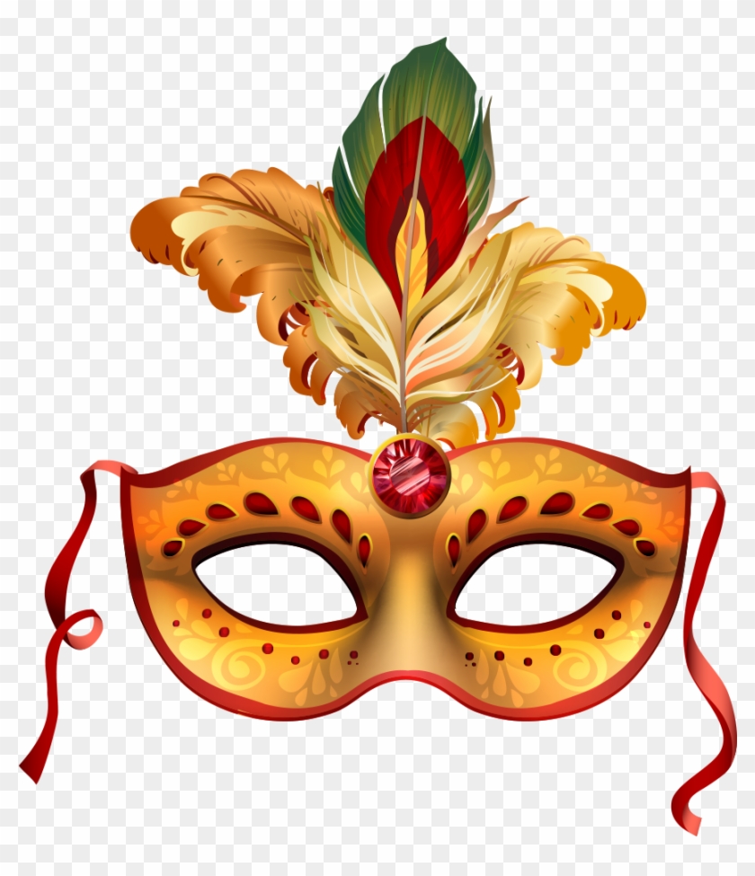 Mardi Venice Carnival Gras Mask Brazilian Party Clipart - Adesivo Mascara De Carnaval - Png Download