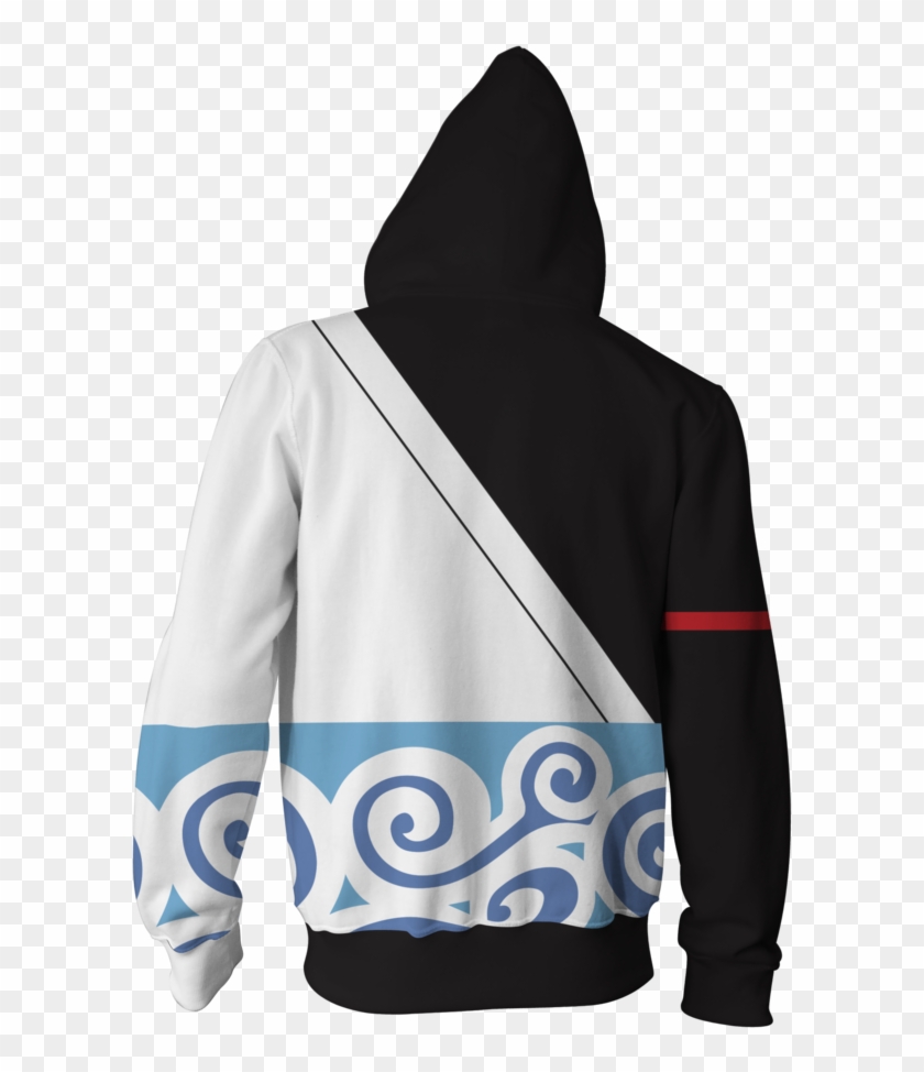 Gintama Sakata Gintoki Cosplay Zip Up Hoodie Jacket - Hood Gintama Clipart