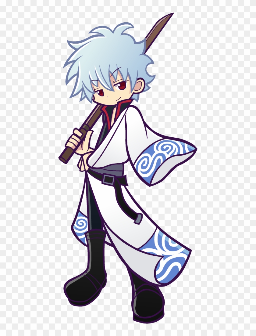 Sakata Gintoki Drawn By Mzkn002 - Cartoon Clipart #5378647