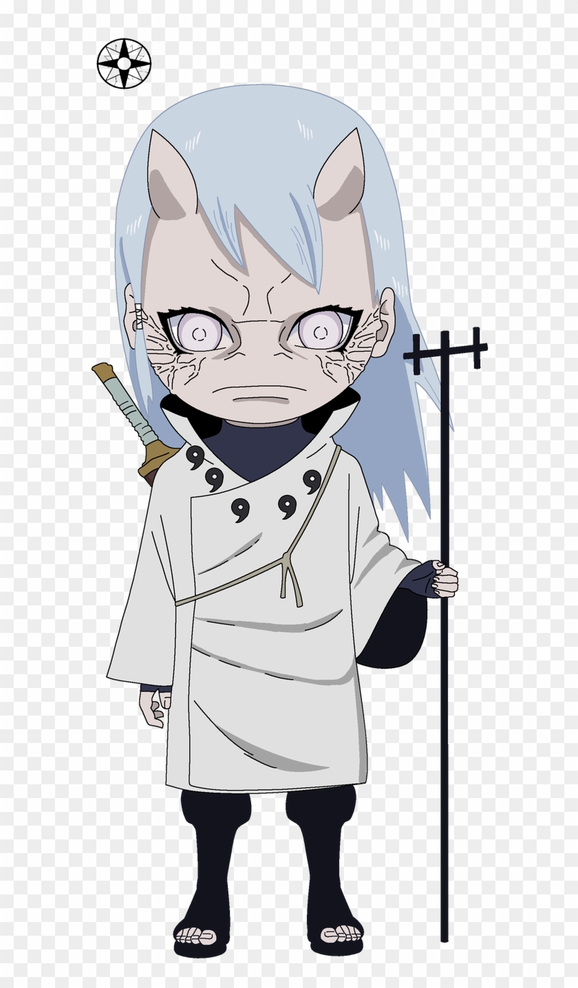 Byakugan Activated By Senjuclan - Hamura Otsutsuki Manga Clipart