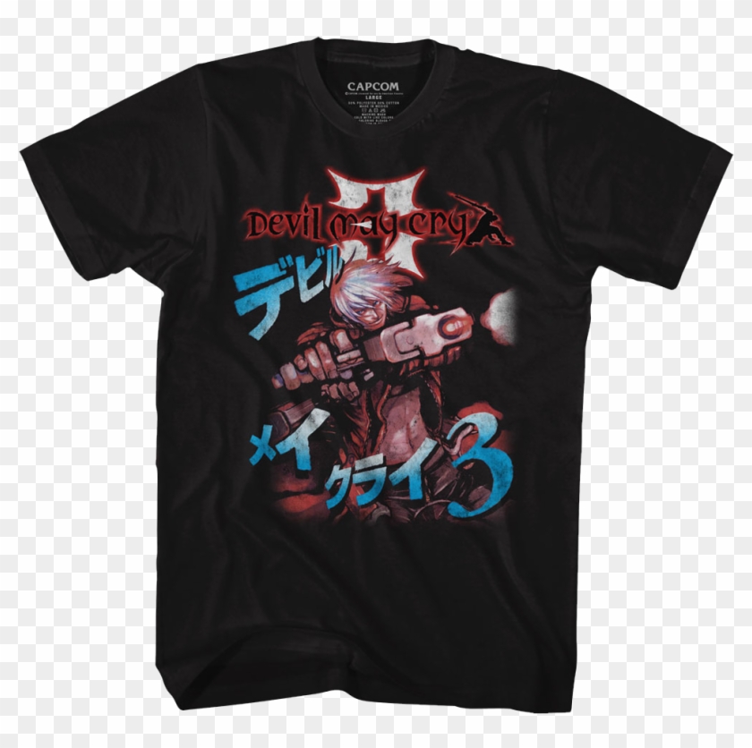 Dmc 3 T-shirt - Capcom Devil May Cry Shirt Clipart