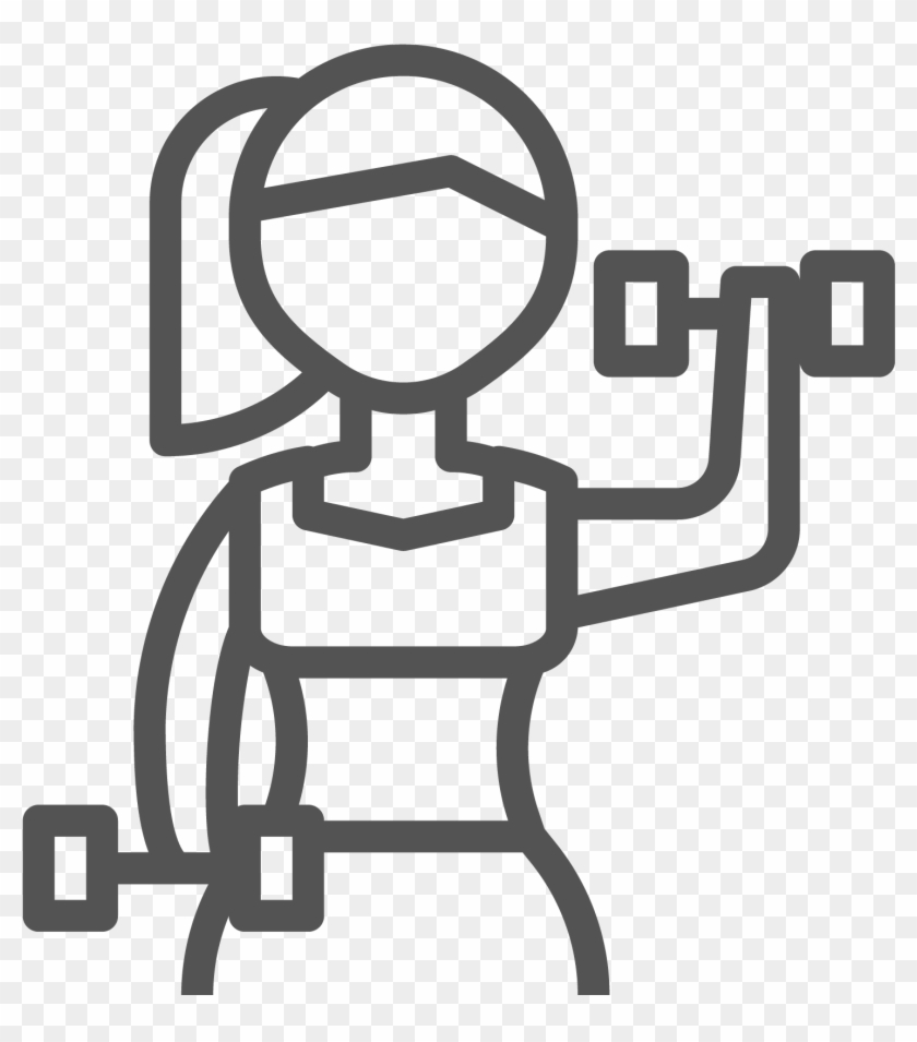 Fitness Icon Png - Capa Para Story Instagram Academia Clipart