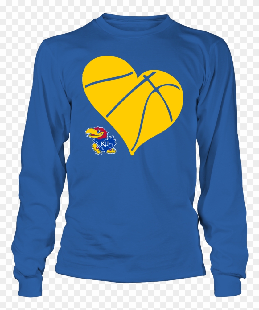 Ku Jayhawks Basketball T Shirts - Basketball Ugly Christmas Sweater Clipart