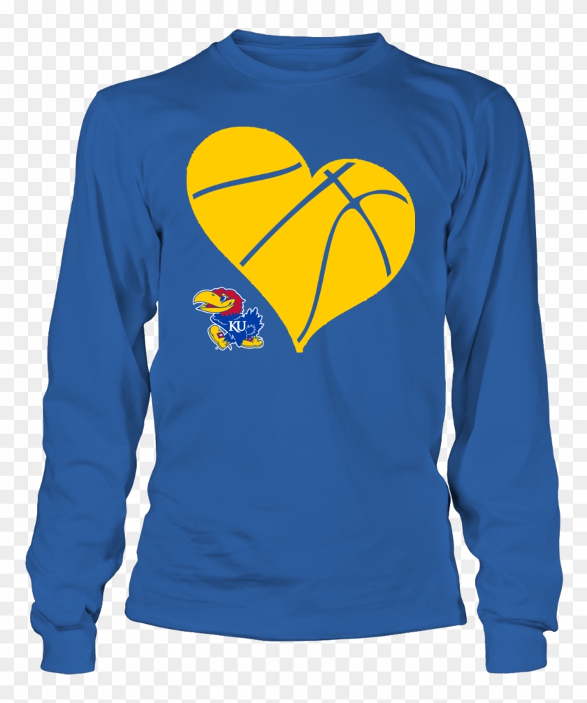 Ku Jayhawks Basketball T Shirts - Basketball Ugly Christmas Sweater Clipart #5380137