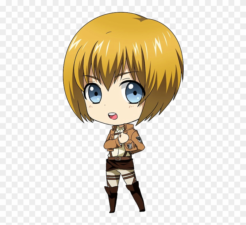 Ereri Is Life - Attack On Titan Armin Chibi Clipart #5380360