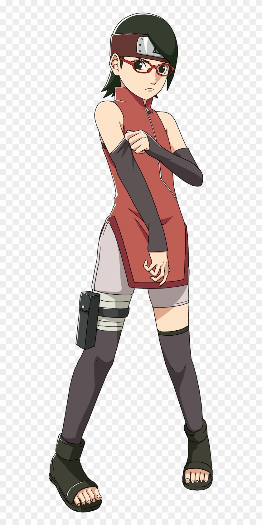 According To Naruto, Whereas Sarada's Personality Takes - Boruto Next Generations Sarada Clipart