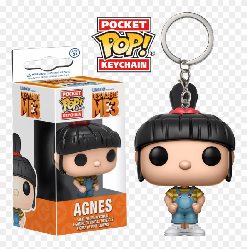 Keychain Despicable Me Agnes Dm3 - Despicable Me Agnes Pop Clipart #5380812