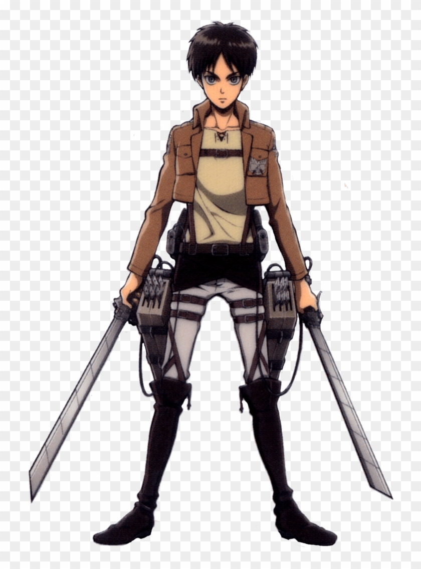 Eren Yeager With Swords Clipart #5380842