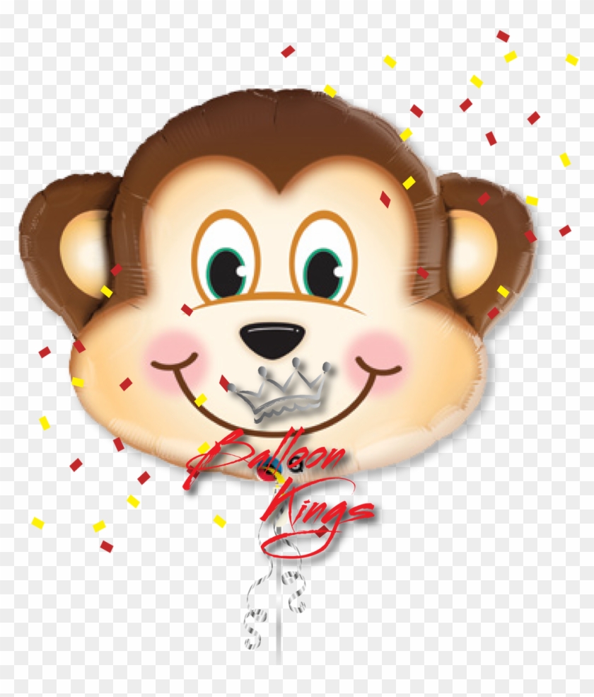 Monkey Head Monkey Head - Monkey Balloon Clipart
