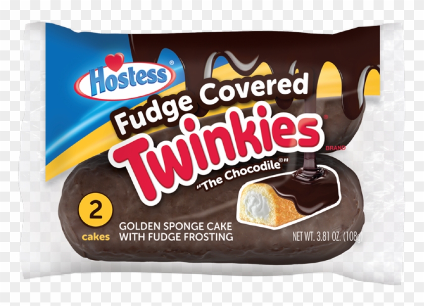 Hostess Fudge Covered "the Chocodile" Twinkies - Chocolate Clipart #5381550