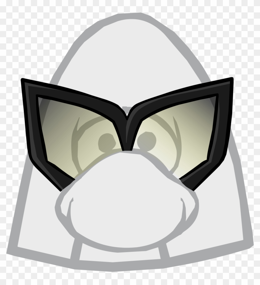 Black Mask Clothing Icon Id - Club Penguin Earth Hat Clipart #5381626