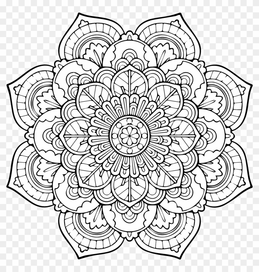 Mandala Designs Tumblr Auto Electrical Wiring Diagrammandala - Printable Mandala Art Coloring Pages Clipart #5381910