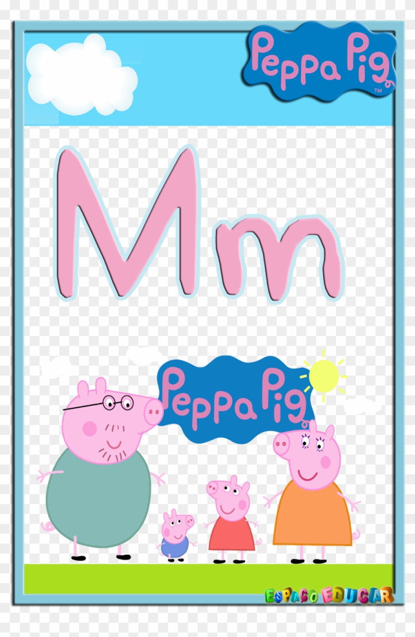 Alfabeto De Peppa Pig Y Su Familia - Peppa Pig Png Gif Clipart