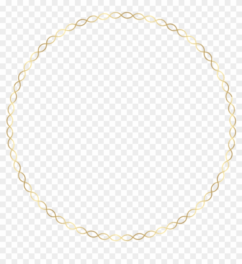 Deco Border Frame Png - Chain Clipart