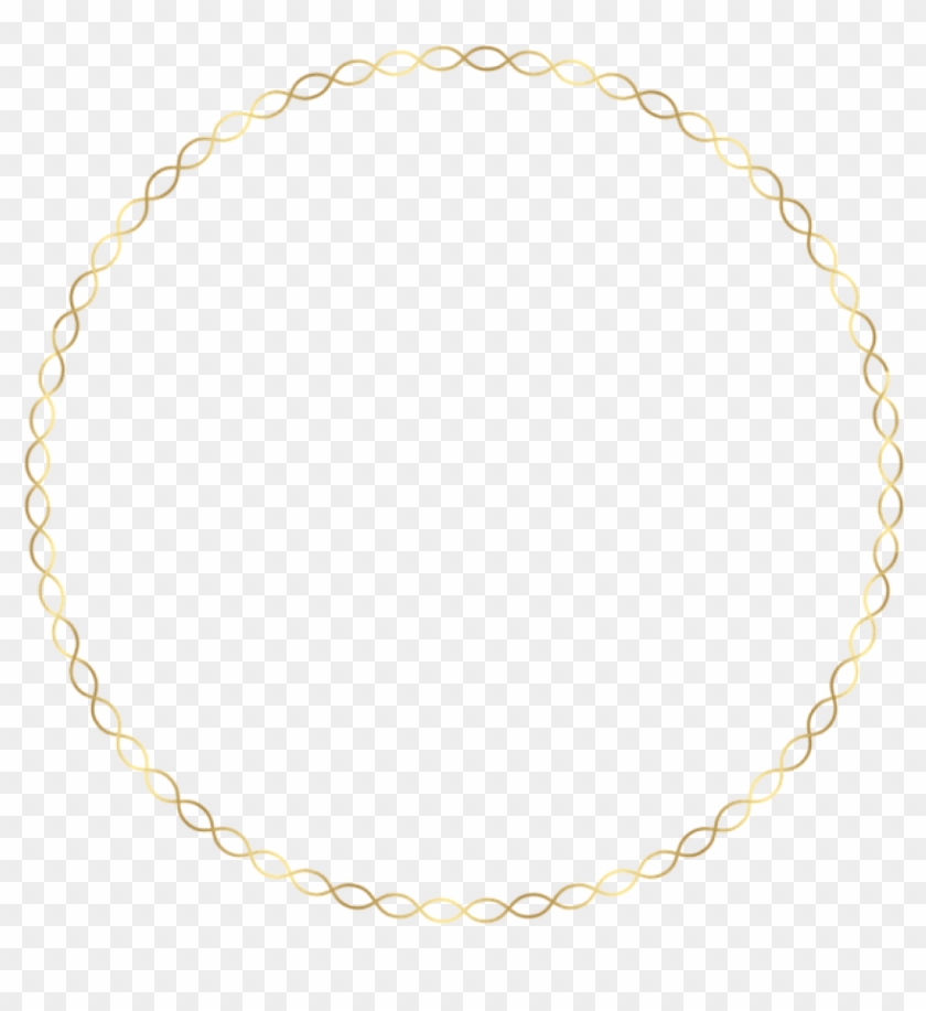 Deco Border Frame Png - Chain Clipart #5382469