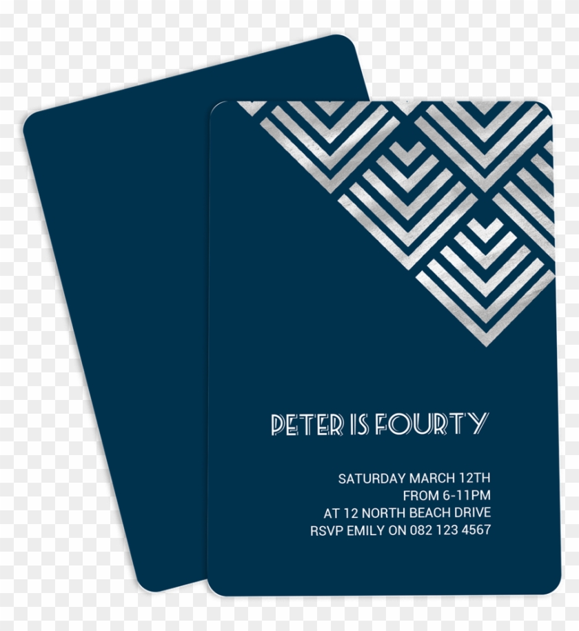 Picture Of Steel Blue Notecard - Brita Sweden Clipart