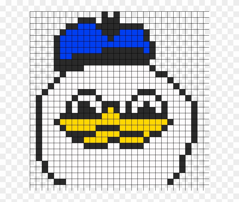 Uncle Dolan Perler Bead Pattern / Bead Sprite - Happy Face Pixel Art Clipart #5382625