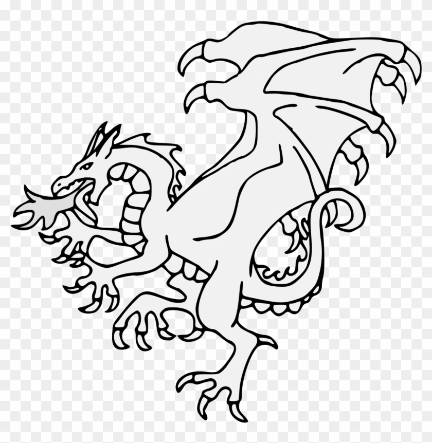 Details, Png - Dragon Traceable Clipart
